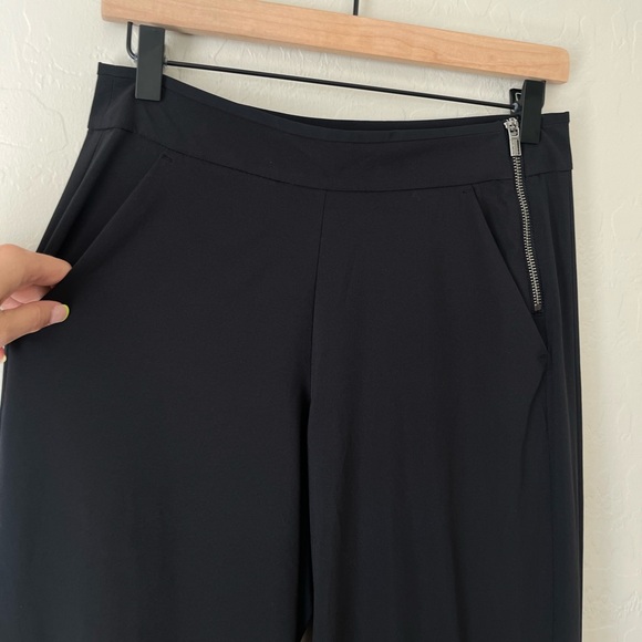 Athleta Gramercy wide leg Trouser Pants black 0 - Picture 9 of 16